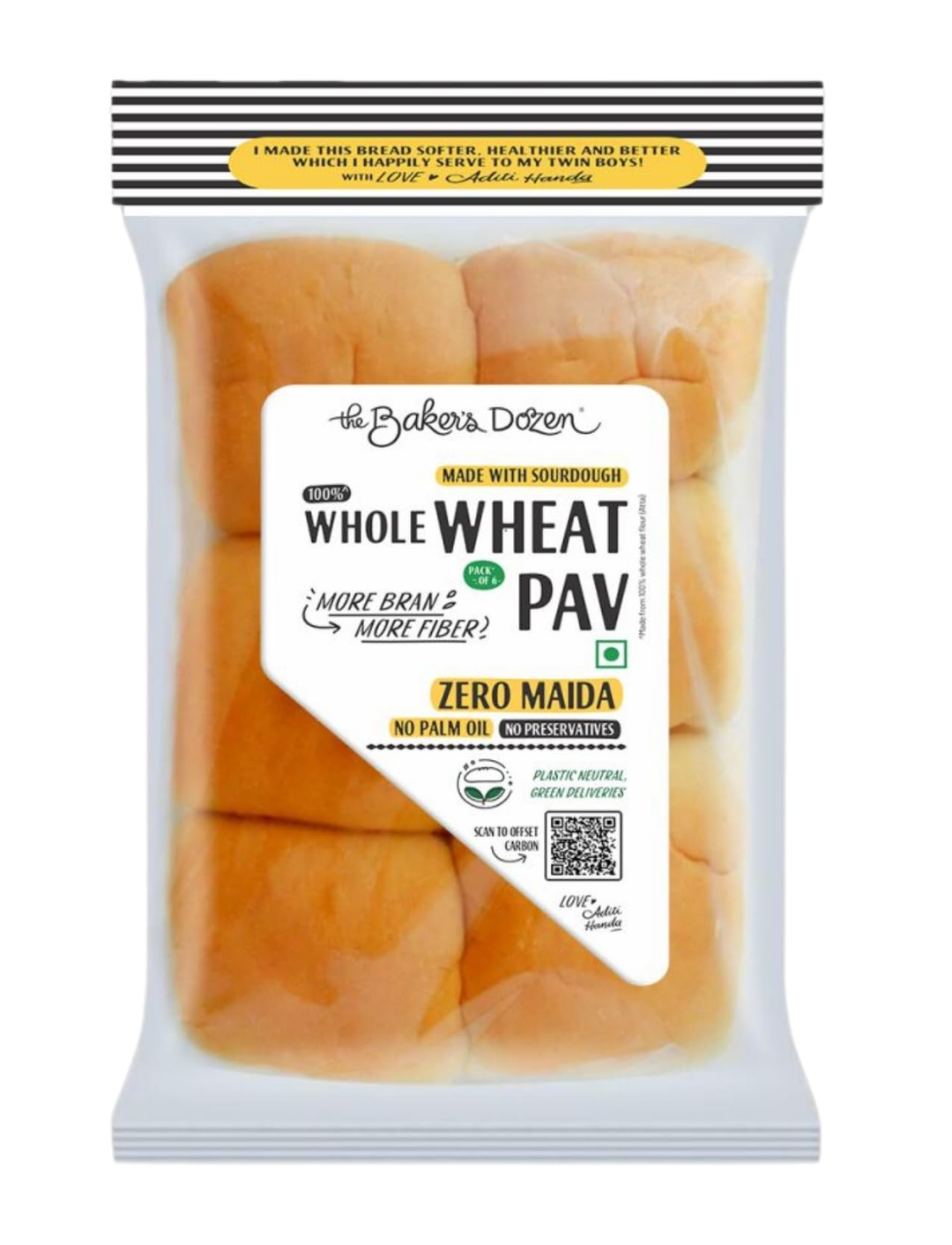 THE BAKERS DOZEN WHOLE WHEAT PAV 220GM