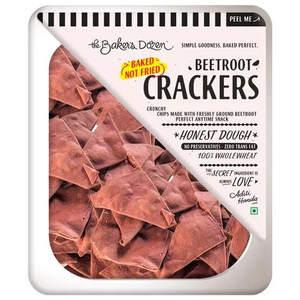 The Bakers Dozen Beetroot Crackers300gm