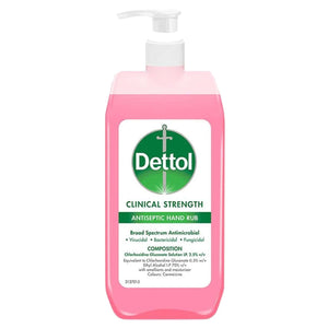 Dettol Clinical Strength Antiseptic Hand Rub 500ml