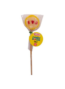 Zubi Candy Rocks Lolly Strawberry 20g