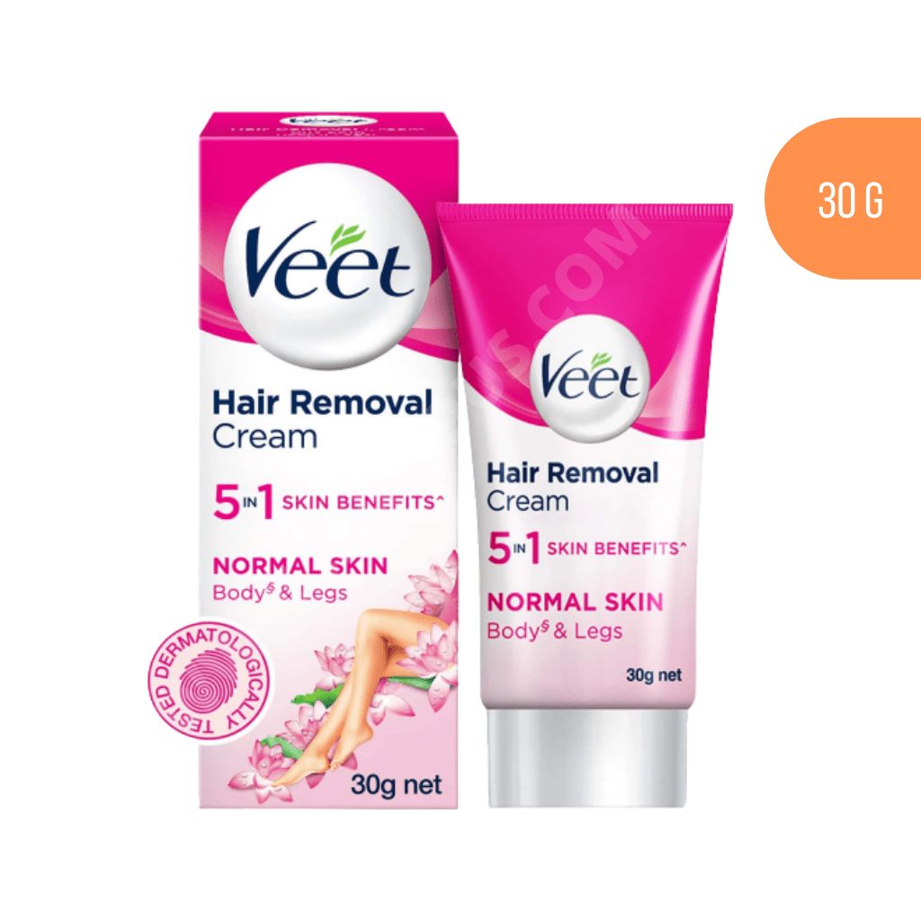 Veet Hair Removal Cream 5in1 Skin Benefits Normal Skin Body & Legs 30g