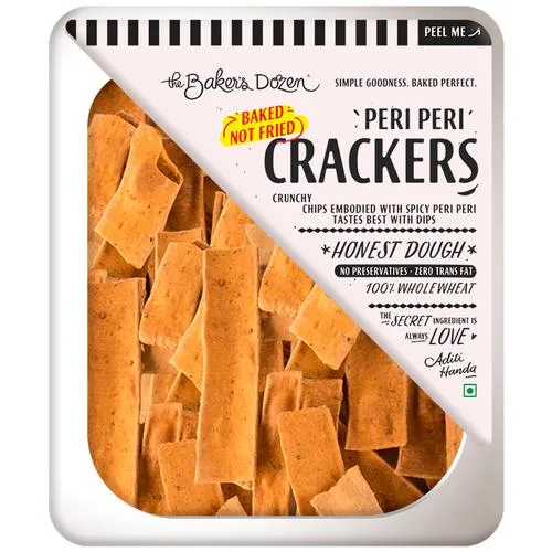 The Baker Dozen Peri Peri Crackers 100 Gm