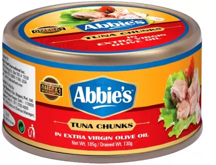 Abbies Tuna Chunks In Extra Virgin Olive Oil 185gm