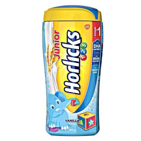 Horlicks Junior Vanilla Flavour Jar 500gm