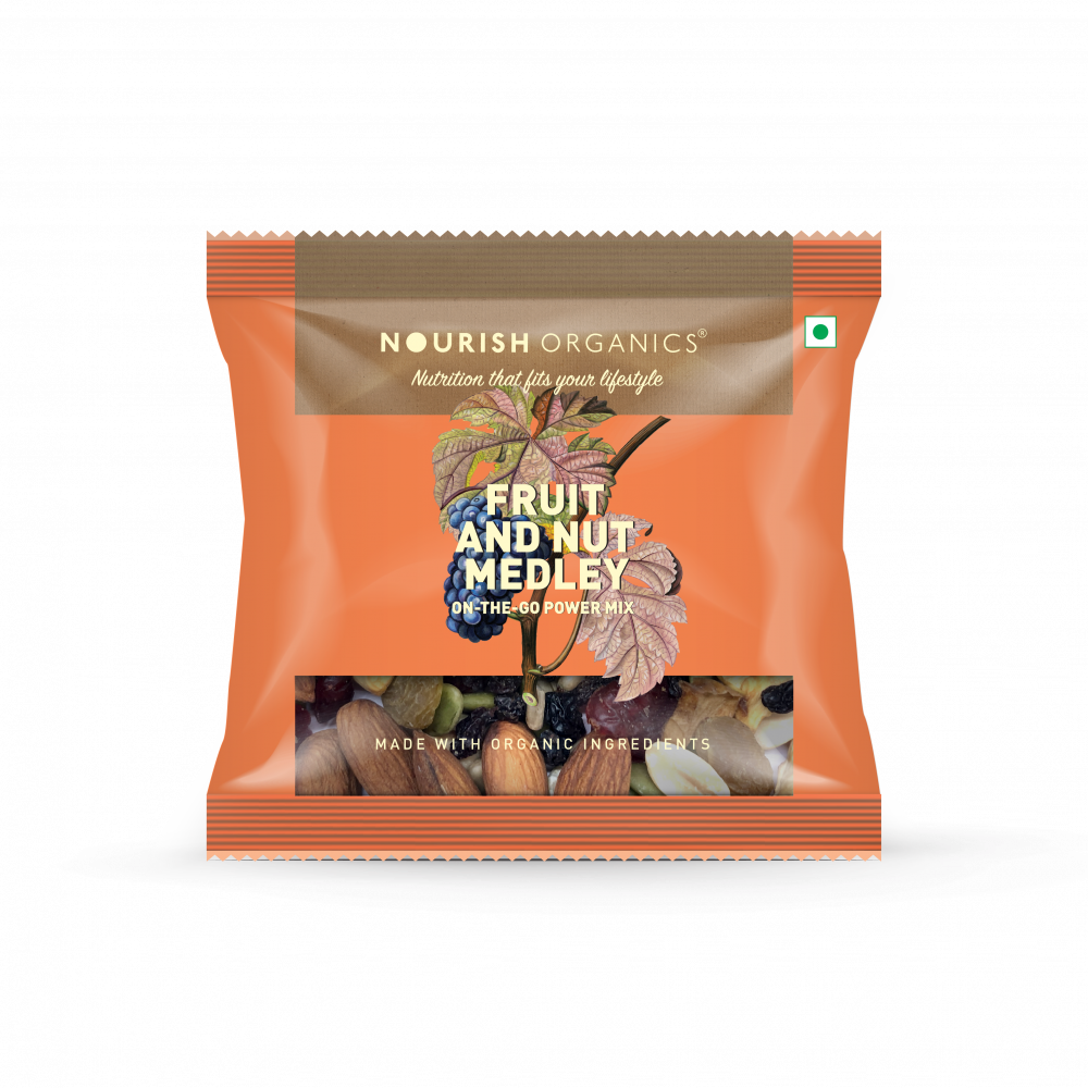 Nourish Organic Mixes Nut Medley 35G