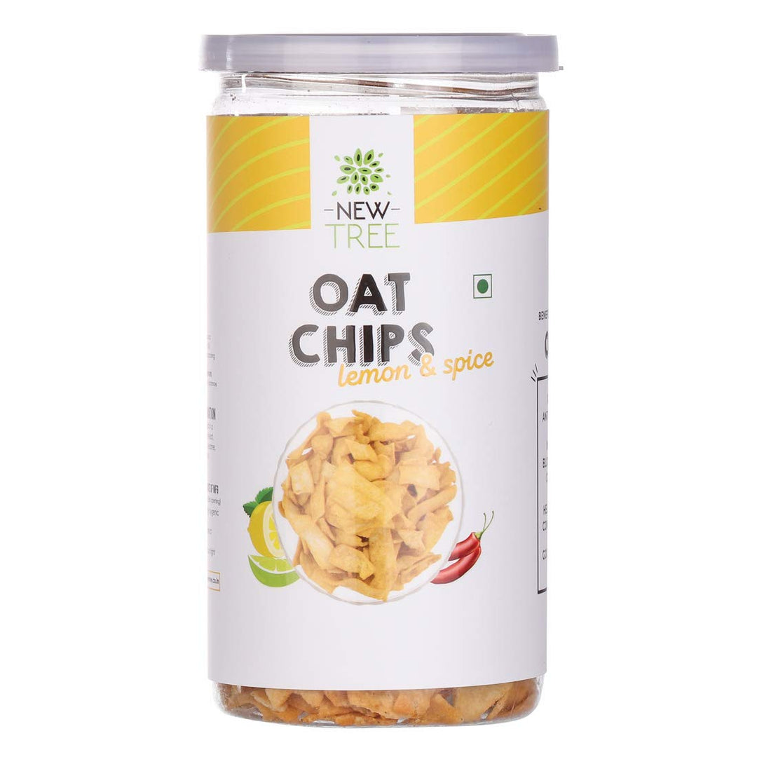 New Tree Oat Chips Lemon & Spice 150Gm