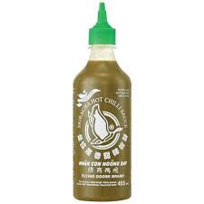 Sriracha Hot Green Chilli Sauces, Mayonnaise 455ml