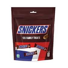 SNICKERS 12X FAMILY  pack TREATS 168GM