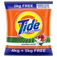 Tide Double Power Jasmine & Rose 4+1 KG Free