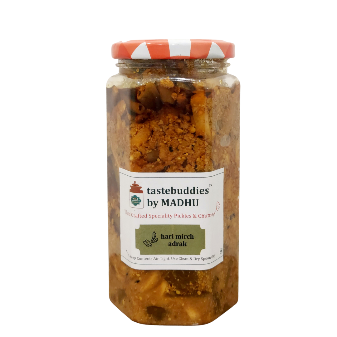 Tastebuddies By Madhu Hari Mirch AdrakPickle 500gm