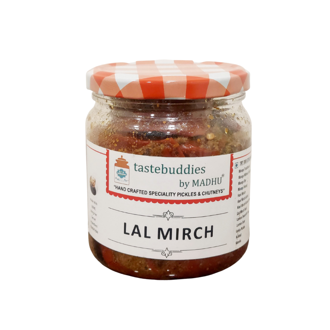 Tastebuddies By Madhu Lal Mirch Pickle 500Gm