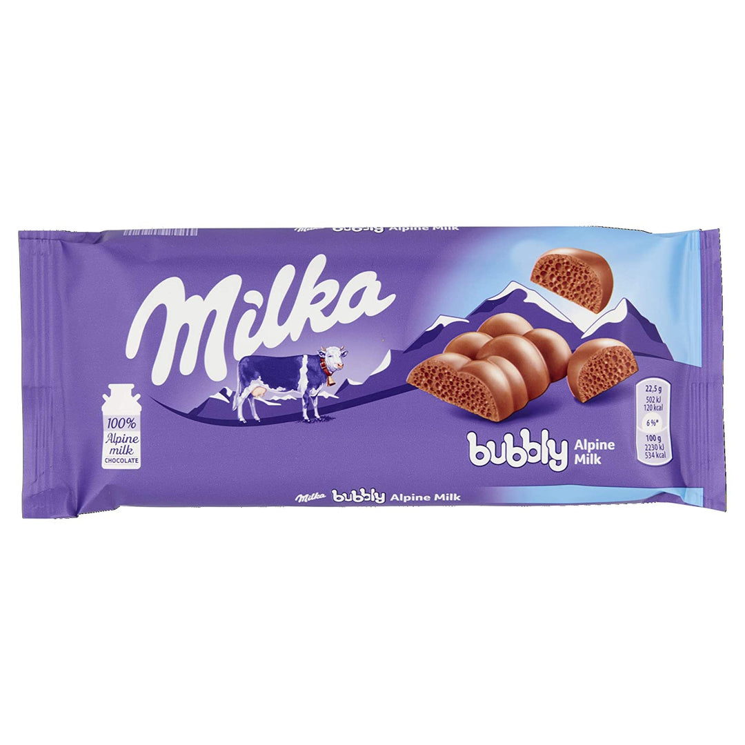 Milka Bubby Alpine Milk chocolate 100gm