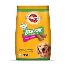 Pedigree bissrok Biscuits With milk&chicken 500gm