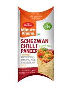 Haldirams Minute Khana Schezwan  Wraps Chilli Paneer 156gm