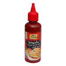 Real Thai Sriracha Super Extra Hot Chill Sauces, Mayonnaise 250ml