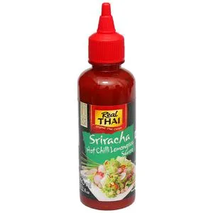 Real Thai Sriracha Hot Chill Lemongrass Sauces, Mayonnaise 240ml