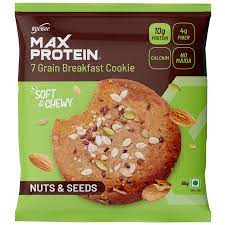 Ritebite Max Protein 7Grain Breakfast Cookie Soft& Chewy  Nut& Seeds 55gm