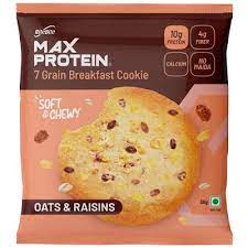 Ritebite Max Protein 7 Grain Breakfast Cookie Soft& Chewy Oats &Raisins 55 gm