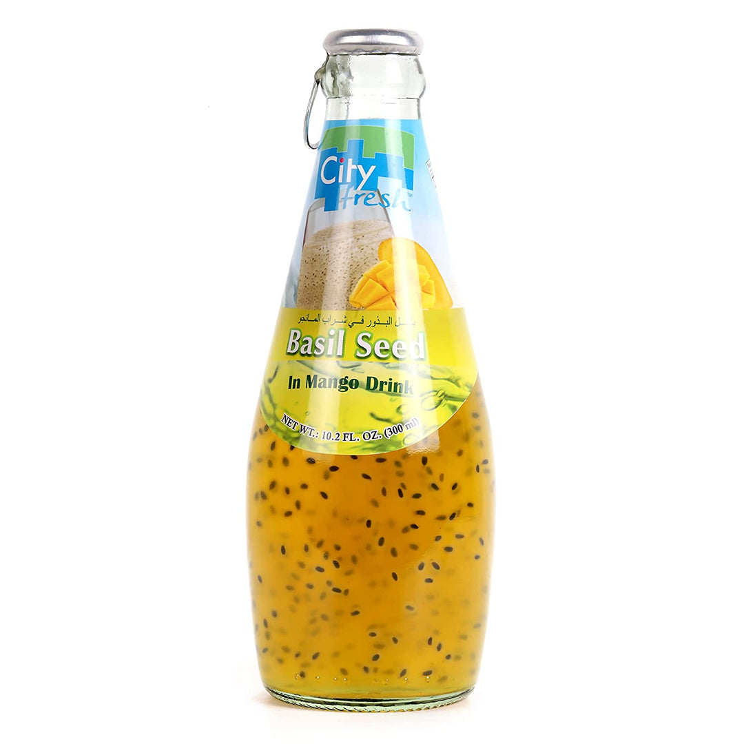 CITY FRESH BASIL SEED DRINK MANGO FLAVOUR 300ML