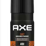 AXE BODYSPRAY DEODORANT 24*7 WARM AMBER FRAGRANCE 150 ML