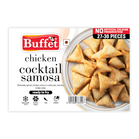 BUFFET CHIKEN COCKTAIL SAMOSA   300 GM