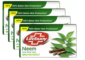 Lifebuoy Neem And Alove vera  4* 100 gm