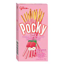 Pocky Strawbery Biskuit Stik Cokelat 42 Gm