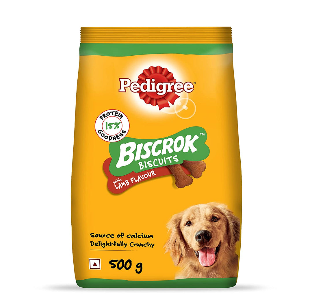 Pedigree Biscrok Biscuts Lamb Flavour 500G