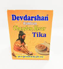 DEVDARSHAN KUMKUM CHANDAN KESAR TIKA 40 GM