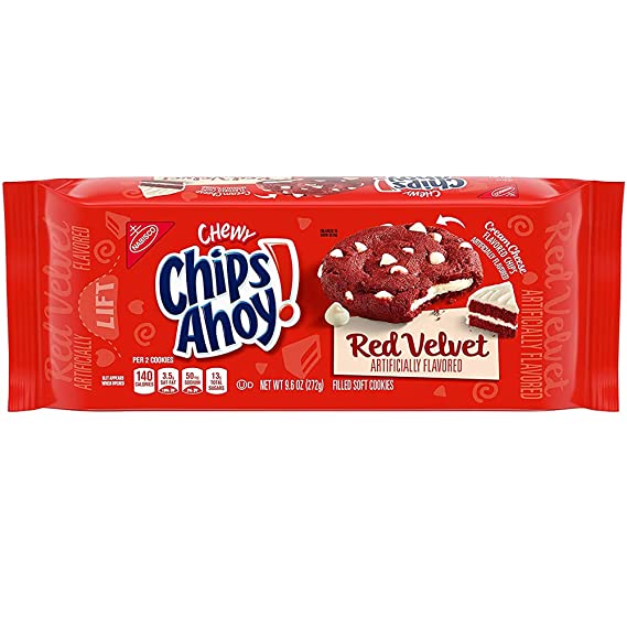 Nabisco Chip Ahoy Red Velvet Soft Cookies 272 gm