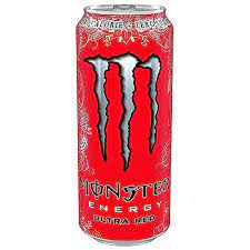 MONSTER ENERGY ULTRA RED   ZERO SUGAR + L-CARNITINE  500 ML