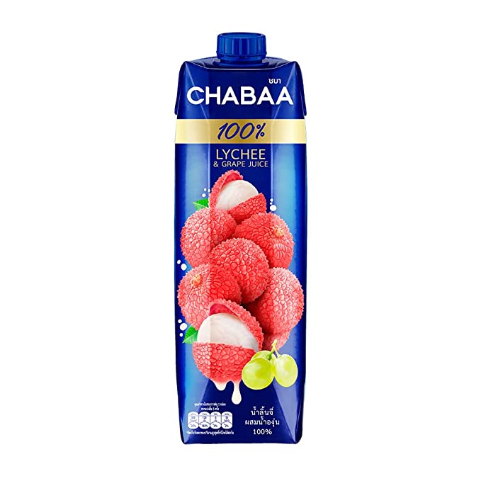 Chabba 100% Lychee & Grapes Juice 1000 ml