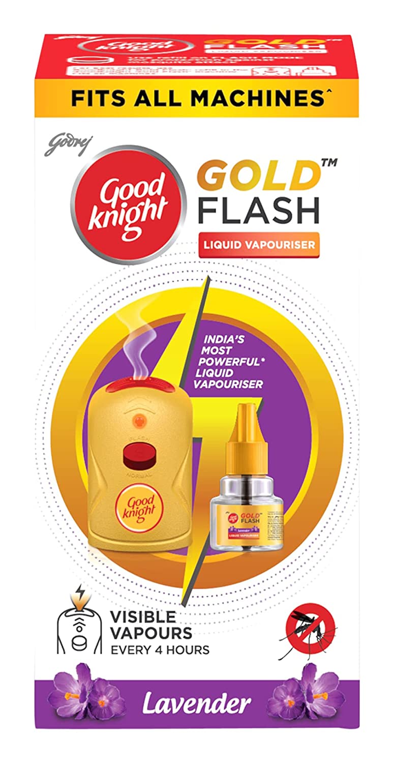 Good Knight Gold Flash Liquid Vapouriser Lavender 45Ml