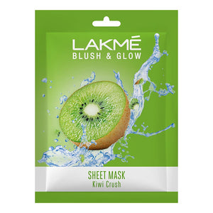 Lakme Blush & Glow Sheet Mask Kiwi Crush 25 Ml