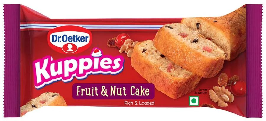 Dr.Oetker Kuppies Fruit & Nut  Cacke 125 gm