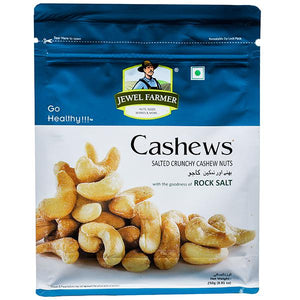 Jewel Farmer Cashews nuts Rock Salt  250 gm