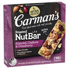 Carmans Roasted Almond Cashew & Cranberry 175 gm