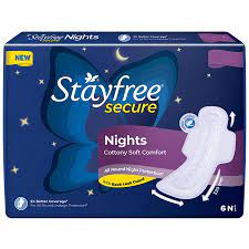 STAYFREE SECURE NIGHT COTTONY SOFT COMFORT 6N