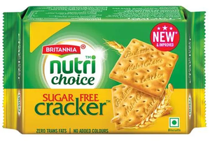 BRITANNIA NUTRI CHOICE SUGAR FREE CRACKER 73.5G