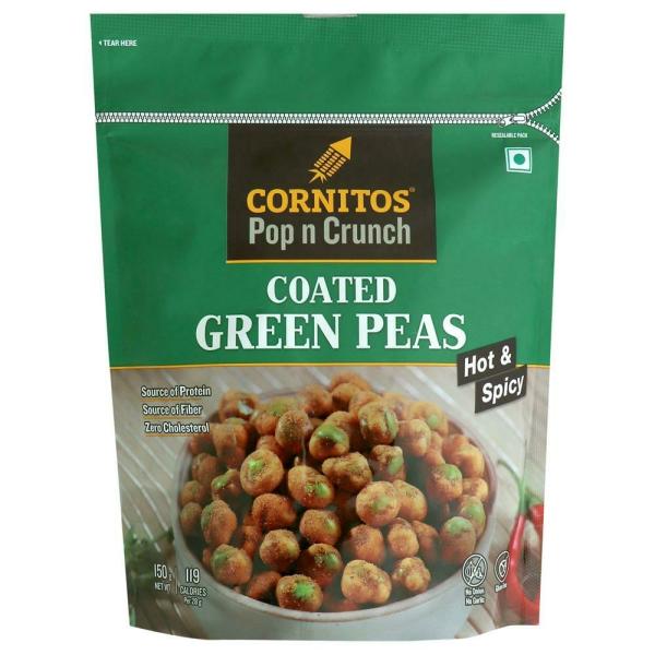 Cornitos Coated Green peas Hot & Spicy 150 gm