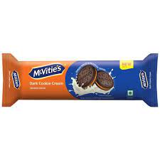 MCVITIES DARK COOKIE CREAM ORANGE CREAM  120  GM