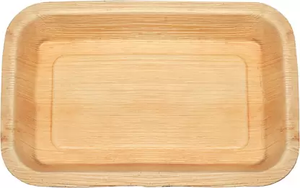 Areca Disposable rectagular Tray 9` X6`