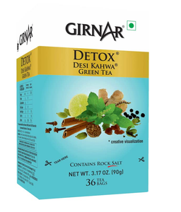 Girnar Detox Desi Kahwa Green Tea 36Tea Bags