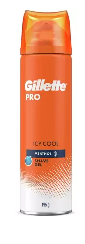 Gillette ICY Cool Menthol Shave gel 195 gm