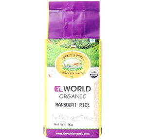 ELWORLD Organic Mansoori Rice 1kg