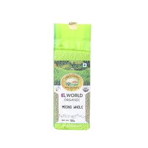 ELWORLD Organic Moong Whole 500gm