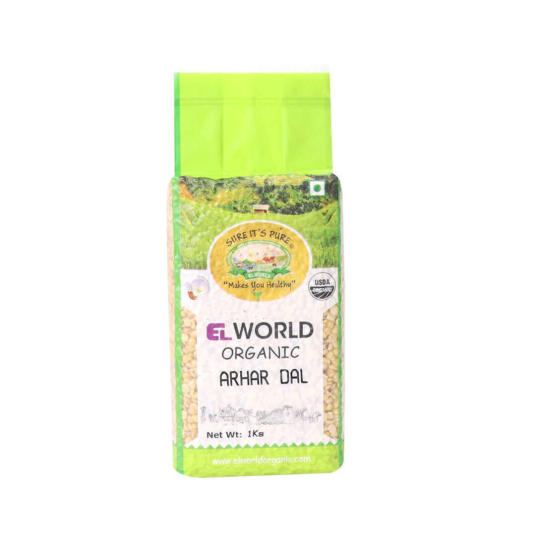 ELWORLD Organic Arhar Dal 1Kg