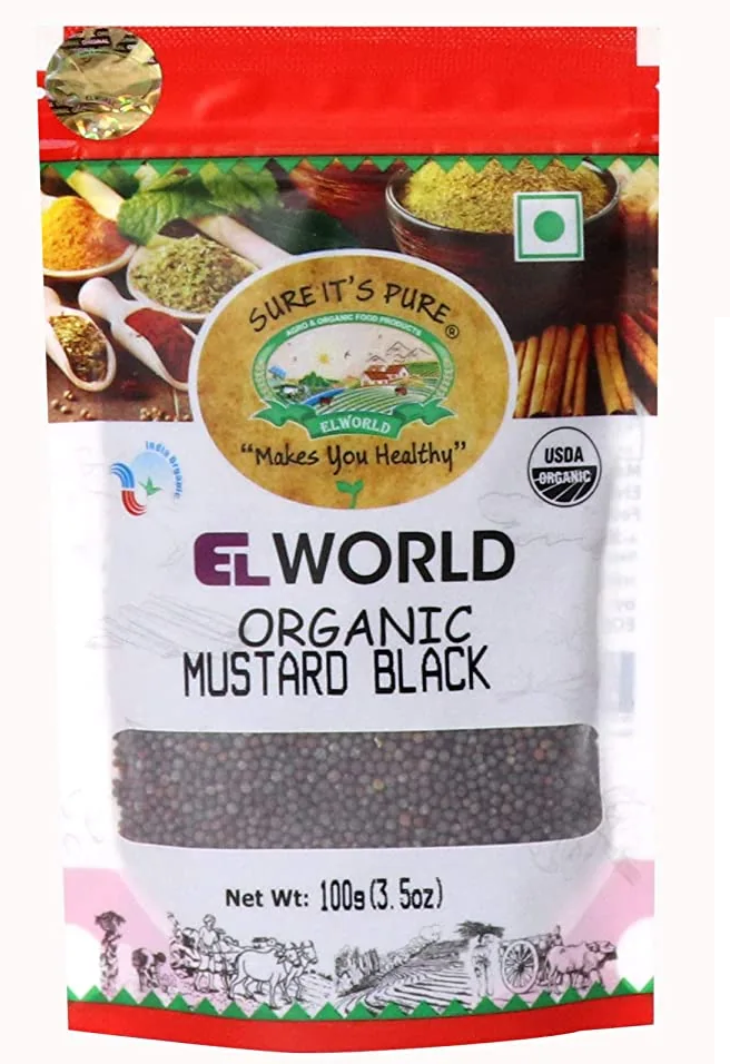 ELWORLD Organic Black Mustard 100gm