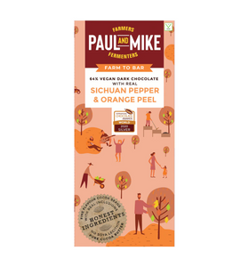 Paul And Mike 41% Fine Milk Chocolate With Sitaphal 68gm.