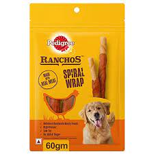 PEDIGREE RANCHOS SPIRAL WRAP 70G